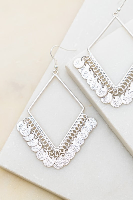 Coin Drop Earrings