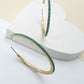 Layla Beaded Hoop