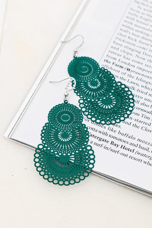 Fiesta Stamped Earrings