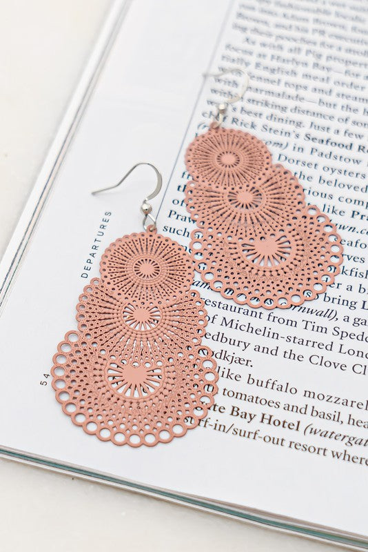 Fiesta Stamped Earrings