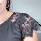 Eliza Lace Detail Top