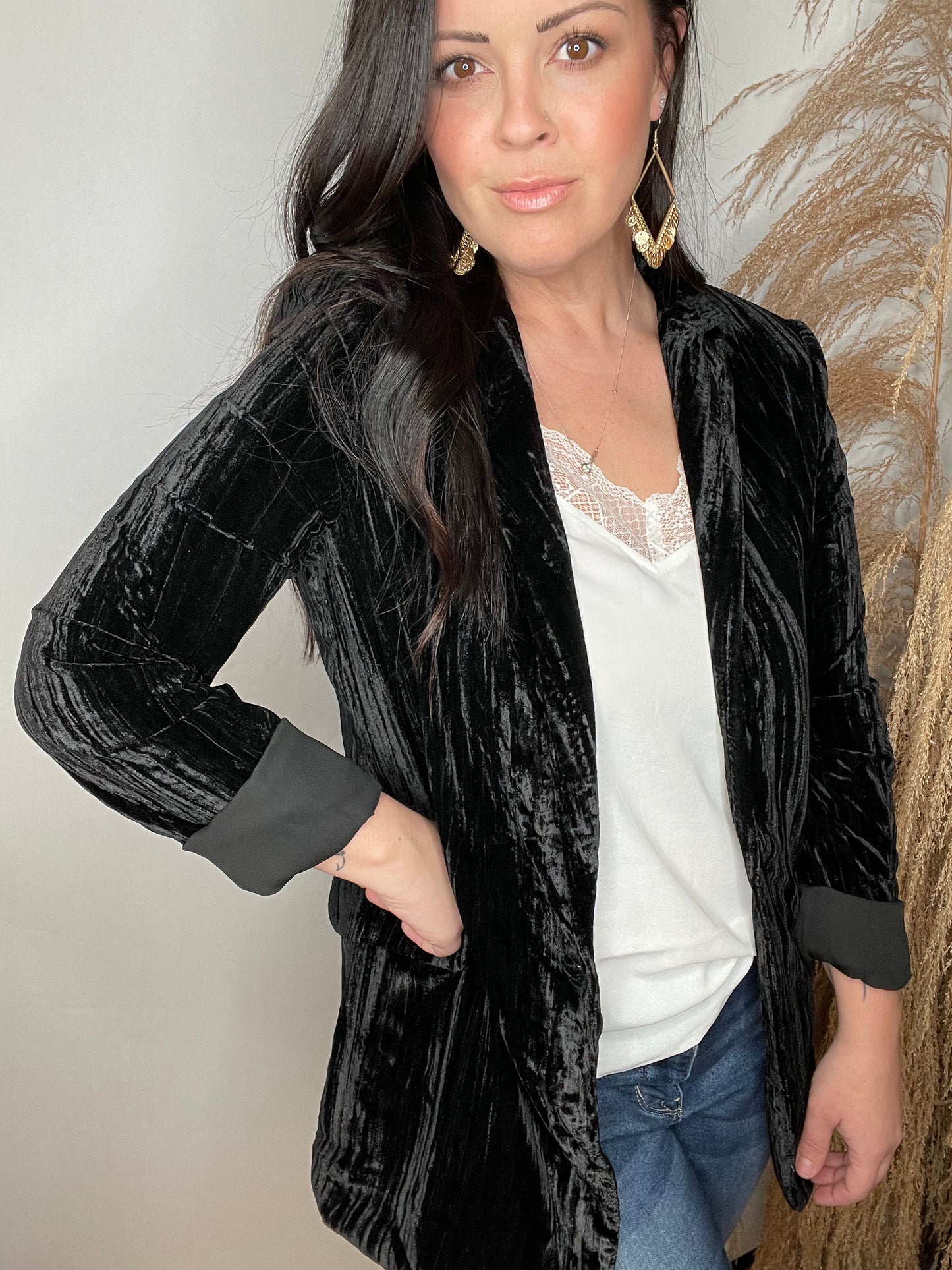 Sheridan Velvet Blazer